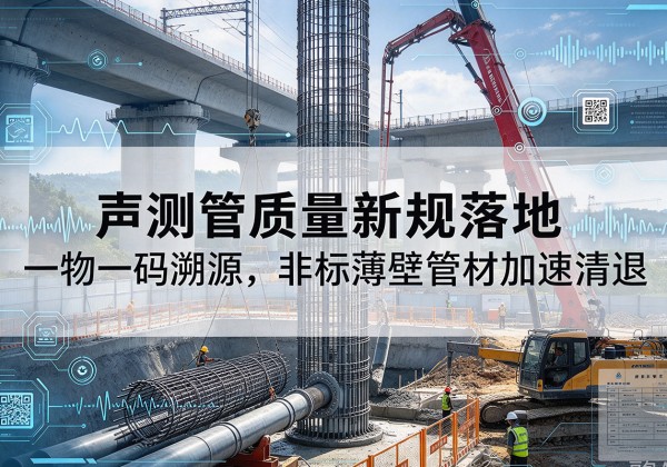 万年声测管质量新规落地，一物一码溯源，非标薄壁管材加速清退